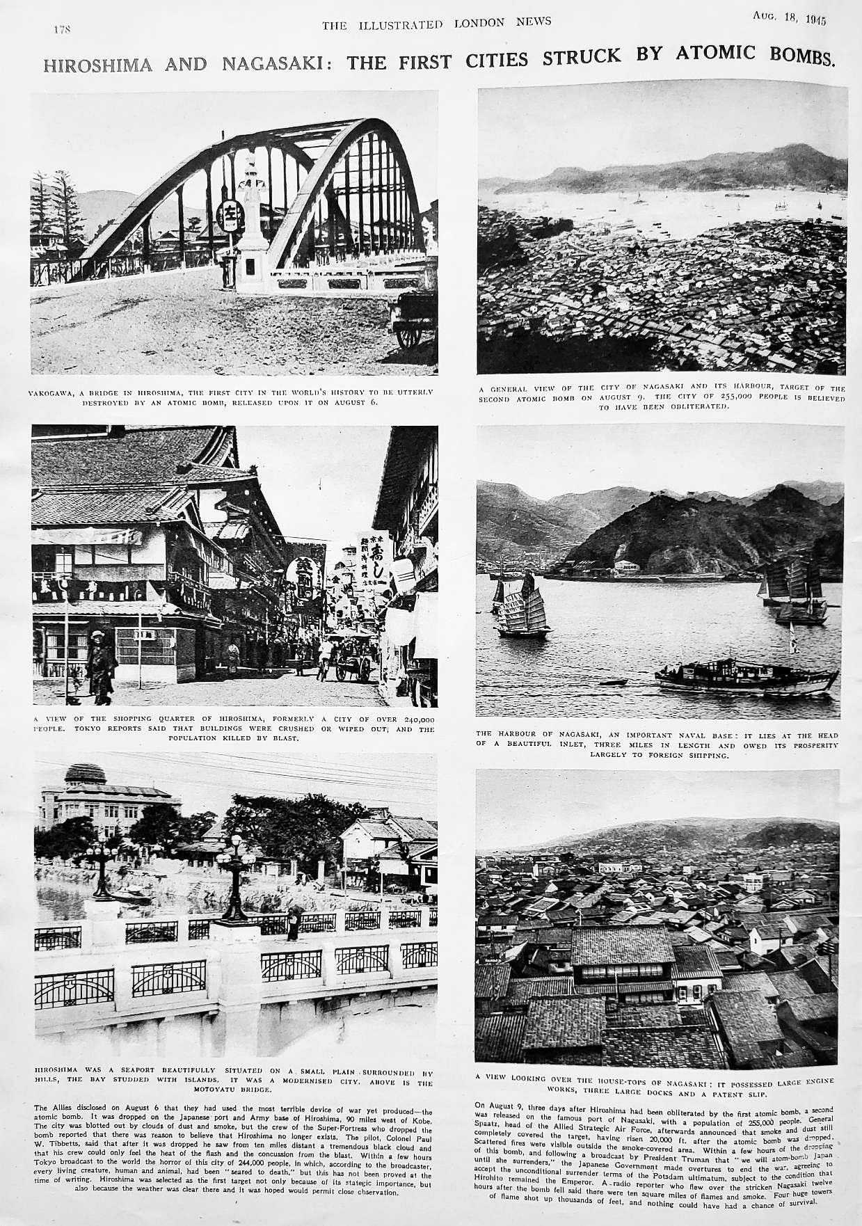 Nagasaki before the atomic bomb